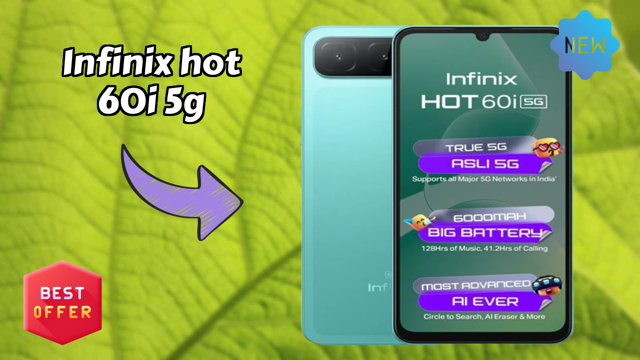 Infinix Hot 60i 5G Gaming Test: MediaTek Dimensity 6400 FPS Performance