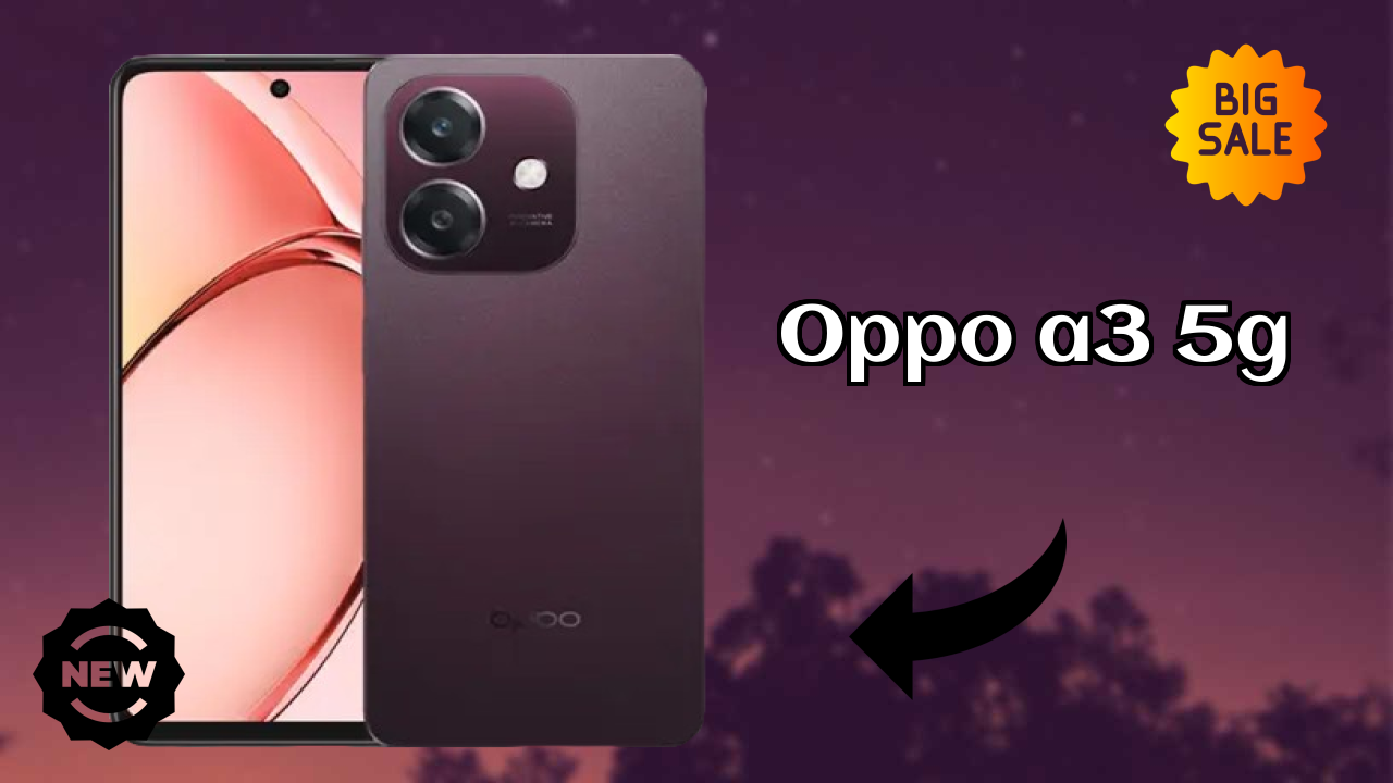 OPPO A3 5G at ₹13,399 - Best Features Listed