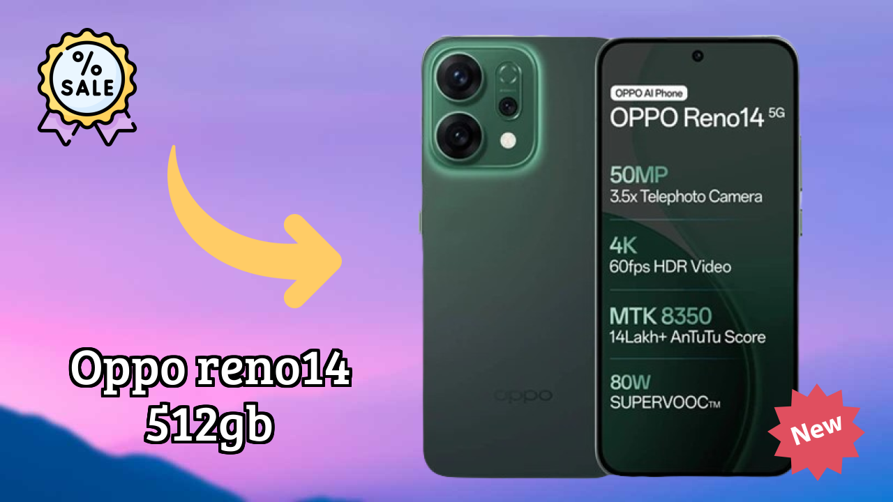 OPPO Reno14 512GB Price Drop: Just ₹42,999 Available