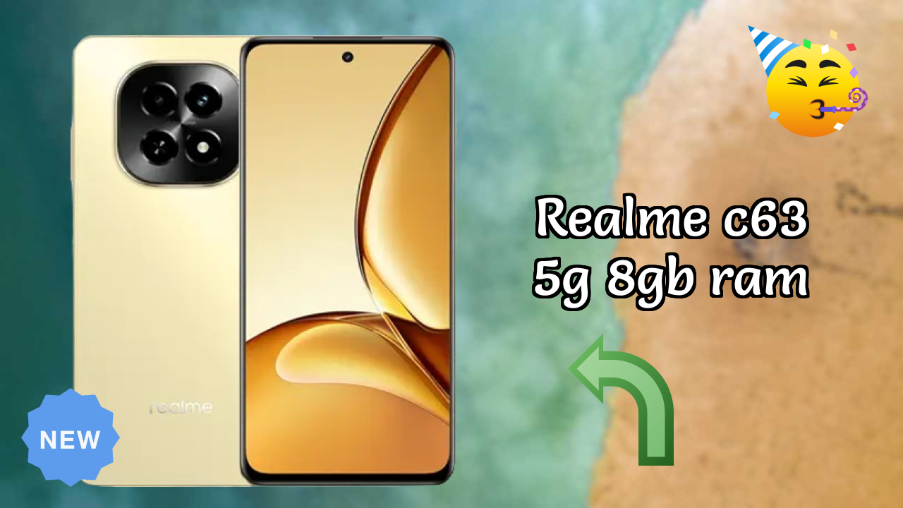 Realme C63 5G 8GB RAM Gaming Benchmarks: MediaTek Dimensity 6300 Tested