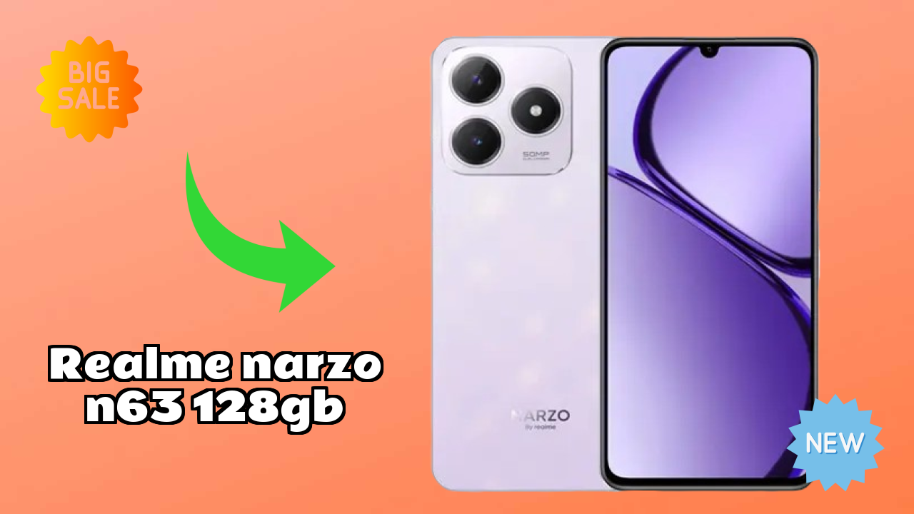Realme Narzo N63 128GB Battery Life: 5000 MAh Charging Speed