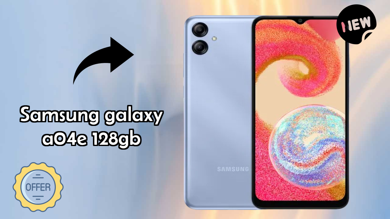 Samsung Galaxy A04e 128GB Display Review: 6.5 Inches (16.51 Cm) Screen Test