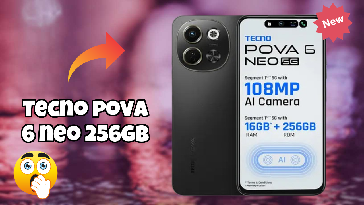 Tecno Pova 6 Neo 256GB Display Review: 6.67 Inches (16.94 Cm) Screen Size