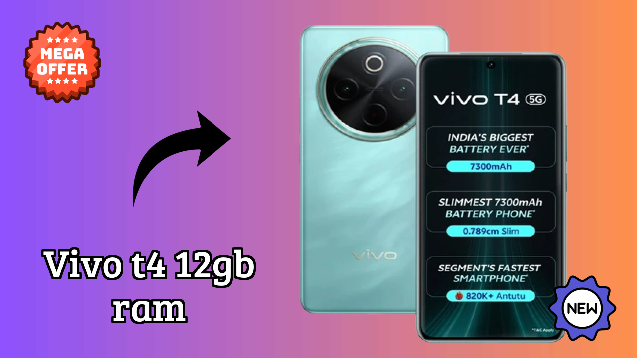 Vivo T4 12GB RAM Display Quality: AMOLED Review