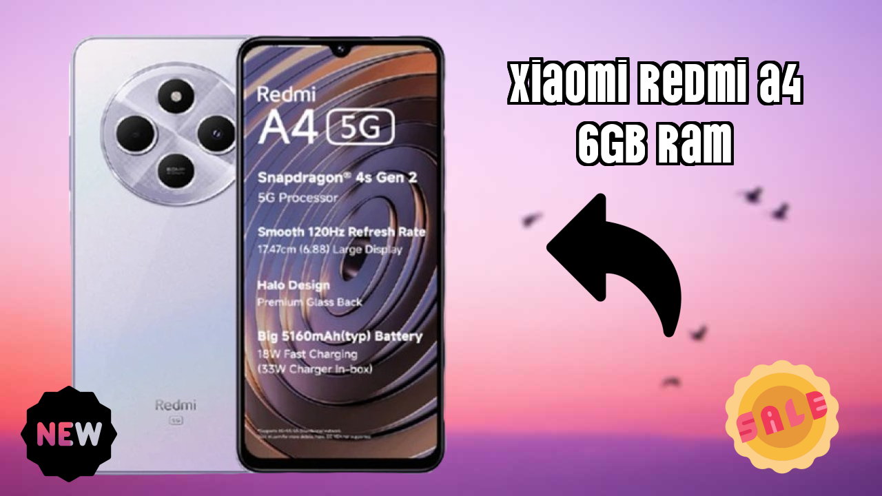 Xiaomi Redmi A4 6GB RAM Display Technology: IPS LCD Quality