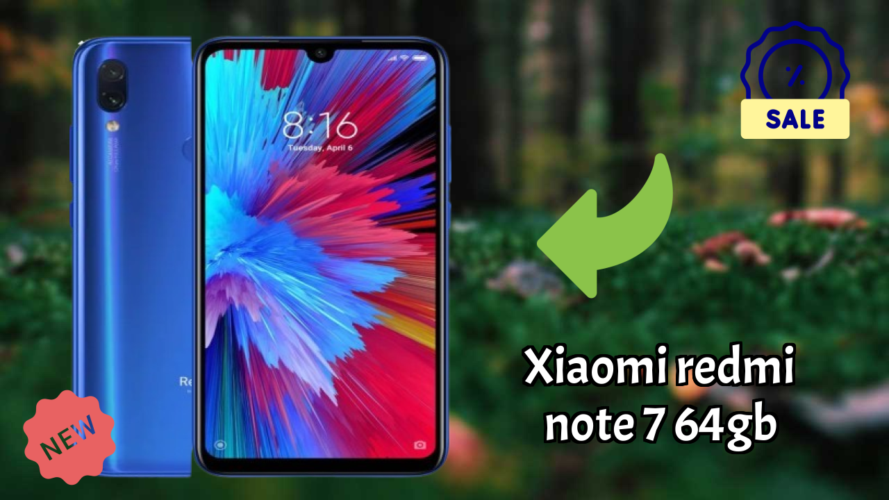 Xiaomi Redmi Note 7 64GB Display Size: 6.3 Inches (16 Cm) Screen Quality